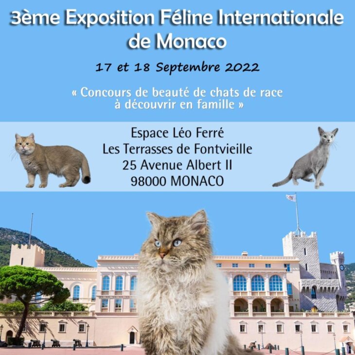 3e exposition Féline Internationale de Monaco