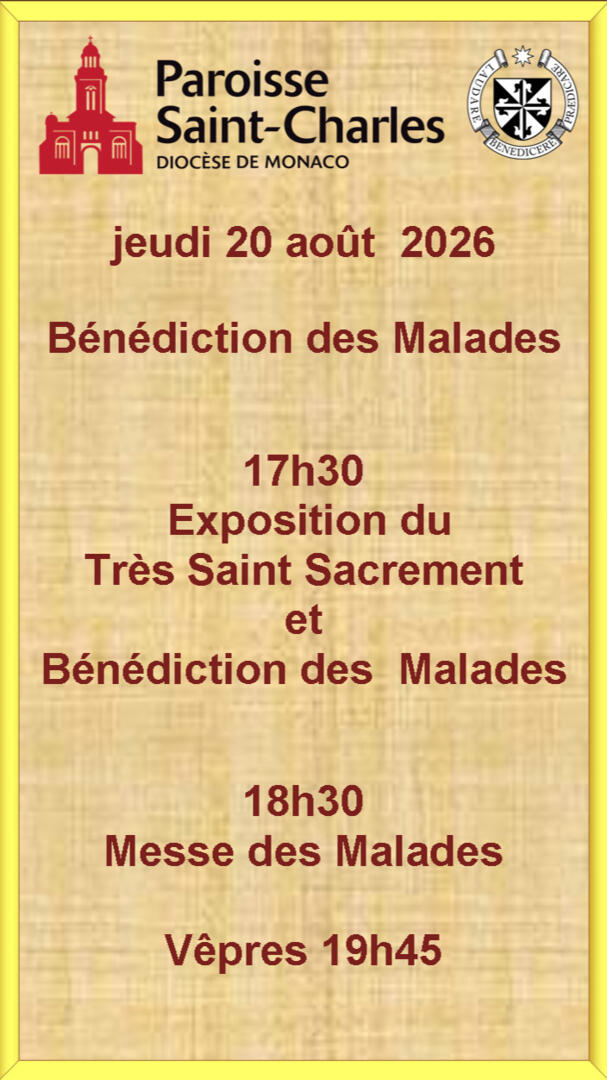 Bénédiction des Malades