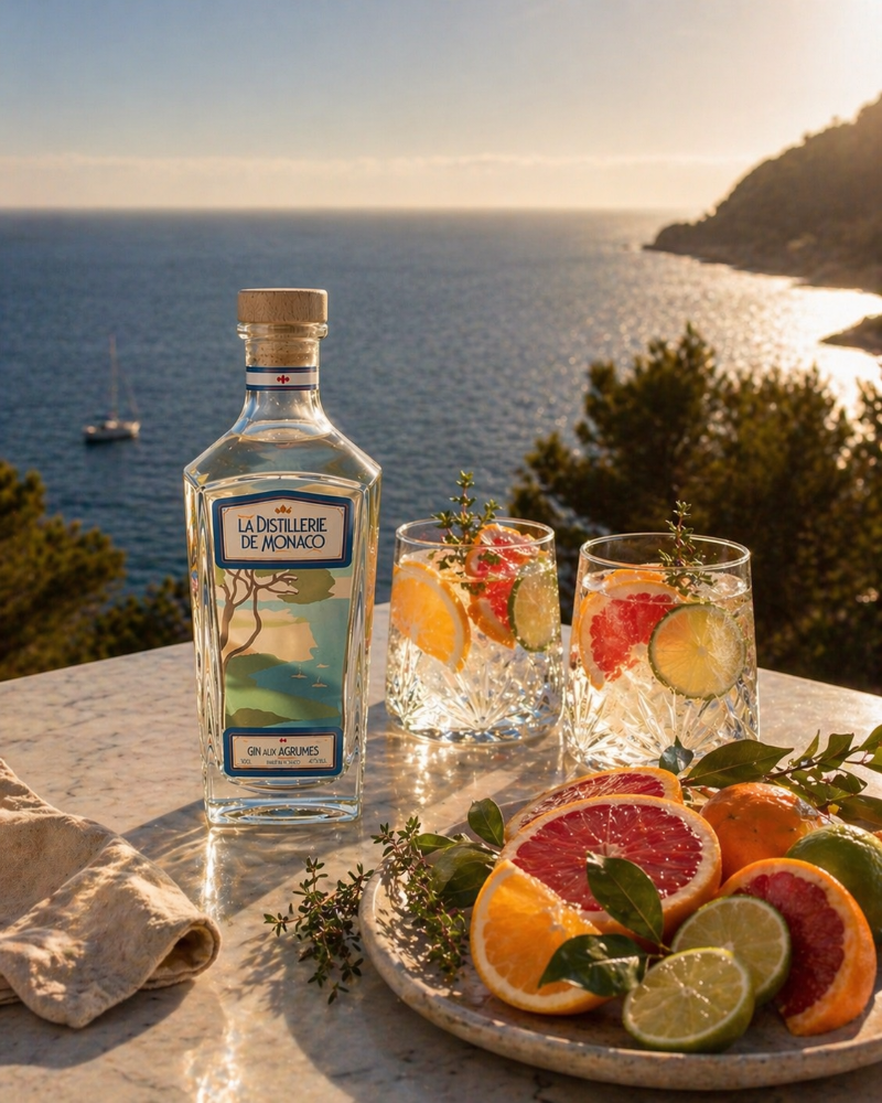 Dégustation de Gin sur la terrasse d'été