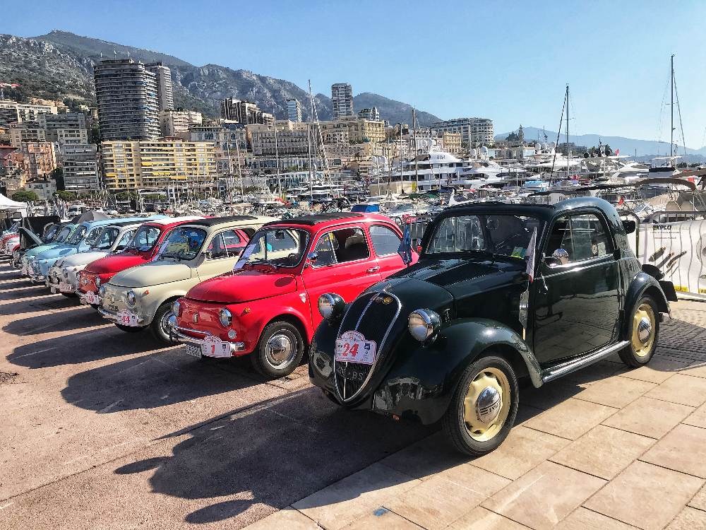 5e Raduno Internazionale di Fiat 500 Storiche di Monaco