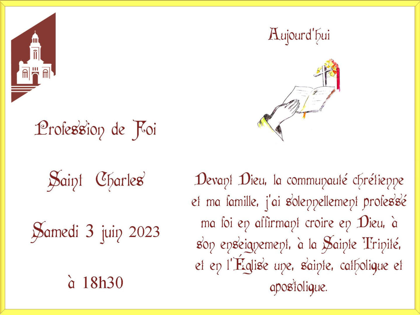 Profession de Foi