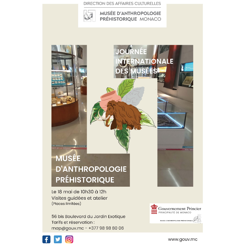 Giornata internazionale dei musei - ANIMAZIONI al Museo di antropologia preistorica di Monaco