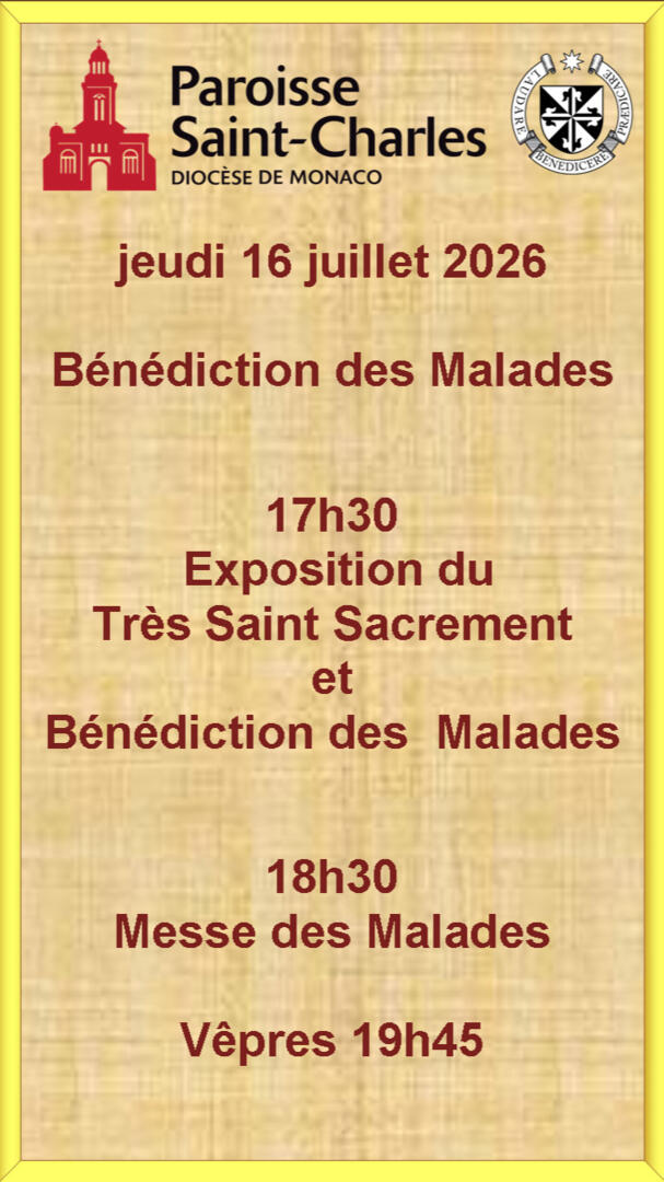 Bénédiction des Malades