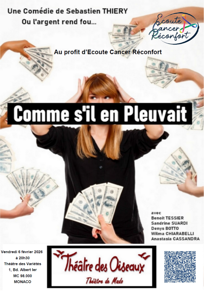 Spectacle théâtre Comme s'il en pleuvait