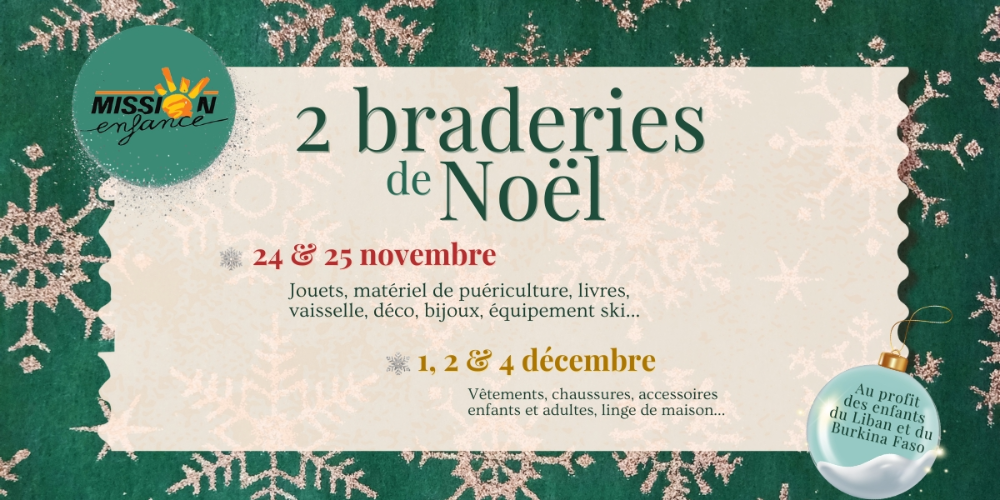 2 BRADERIES DE NOËL
