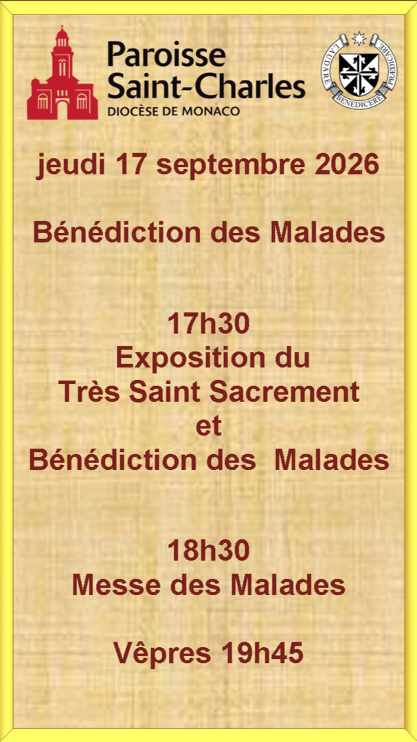 Bénédiction des Malades