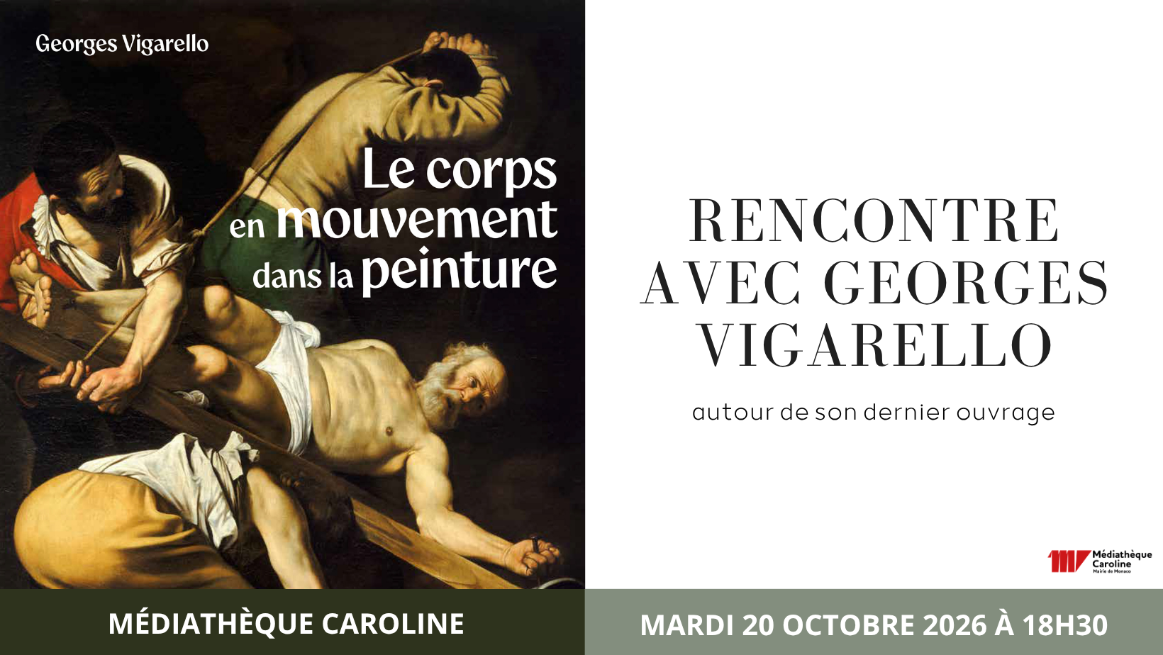 Rencontre dédicace avec Georges Vigarello, historien, autour de son dernier ouvrage "Le corps en mouvement dans la peinture"