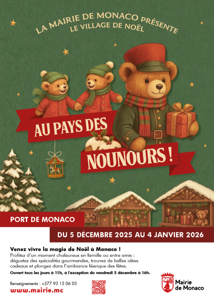 Le Village de Noël de Monaco - Au pays des Nounours!