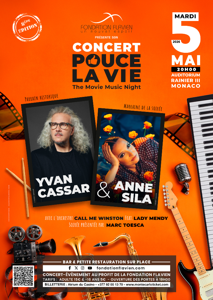 Concert caritatif #8 POUCE LA VIE - avec Anne Sila et Yvan Cassar