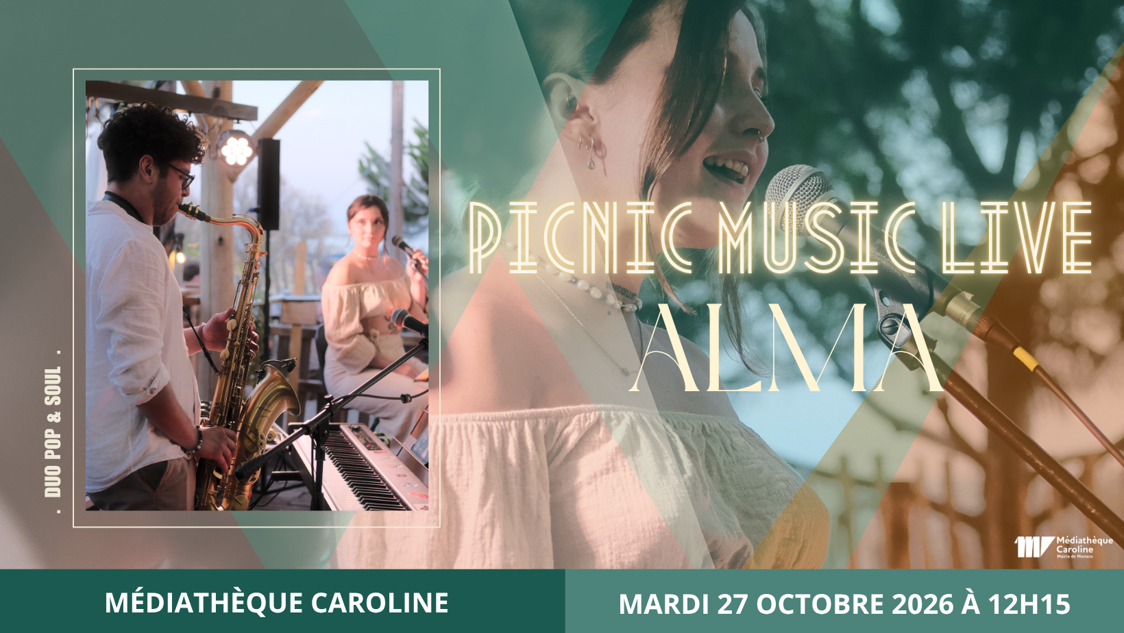 Picnic Music Live avec le duo ALMA Pop & Soul