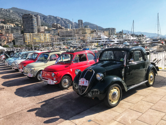 5e Raduno Internazionale di Fiat 500 Storiche di Monaco