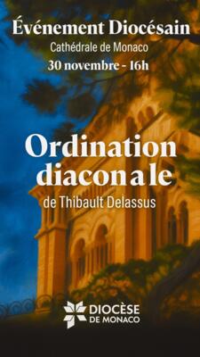 Ordination diaconale de Thibault Delassus