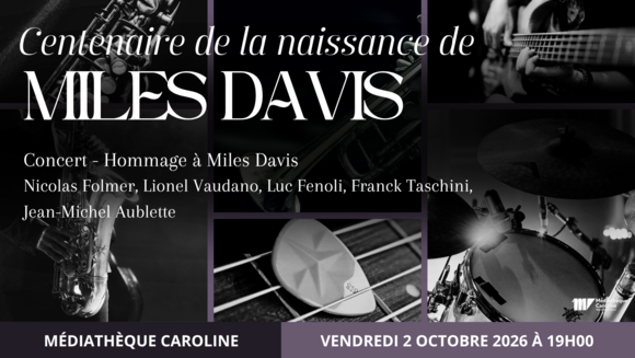 Centenaire de la naissance de Miles Davis - Concert "Miles Smiles", hommage en quintette
