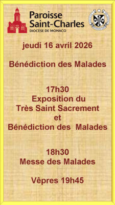 Bénédiction des Malades