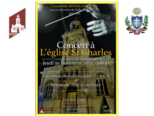 Concert en faveur de l'ASSOCIATION  ADEC  pour les enfants du  BENIN