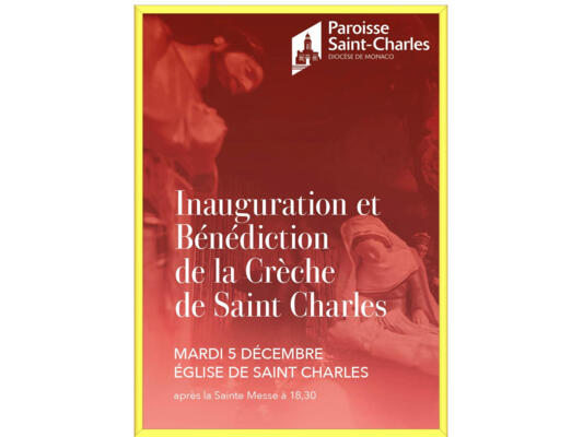 Inauguration et Bénédiction de la Crèche