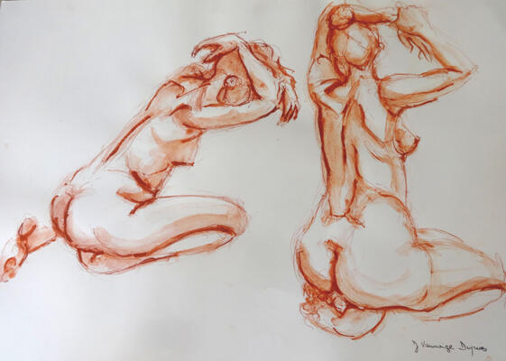 Expositions de sculptures (Bronze et terres cuites), Peintures et dessins 5/8