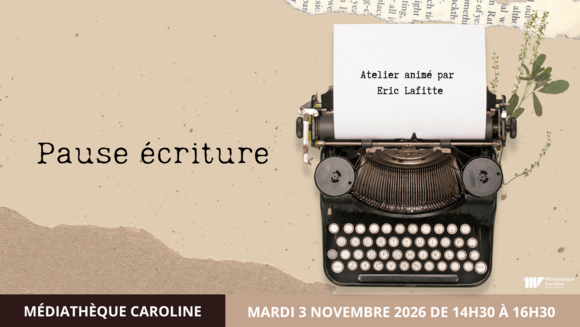 Pause écriture animée par Eric Lafitte