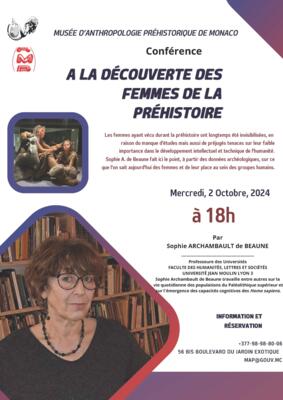 Lecture - "The Women of the Prehistoric Age"