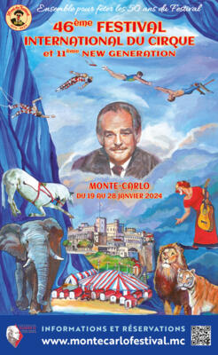 46° Festival Internazionale del Circo di Monte-Carlo 2024 "Omaggio al suo creatore" 2/3