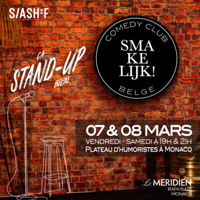 Spectacles - "STAND-UP AU SMAKELIJK! COMEDY CLUB"