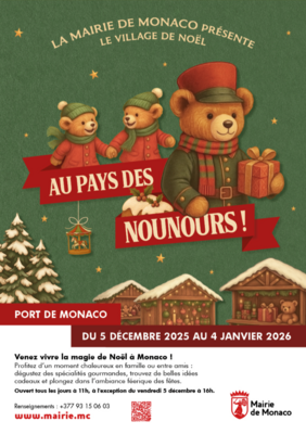Le Village de Noël de Monaco - Au pays des Nounours!
