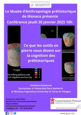 Lecture - "What stone tools tell us about prehistoric humans’ cognition”