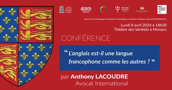 Lecture - "Is English just another Francophone language?" 2/2