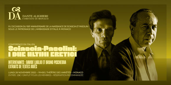 Lecture - "Sciascia-Pasolini: I due ultimi eretici" 2/2