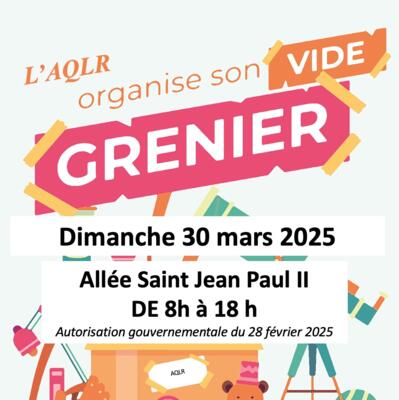 Association - "Vide-Grenier des Résidents du Rocher"