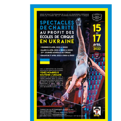 SPECTACLES DE CHARITE AU PROFIT DES ECOLES DE CIRQUE EN UKRAINE