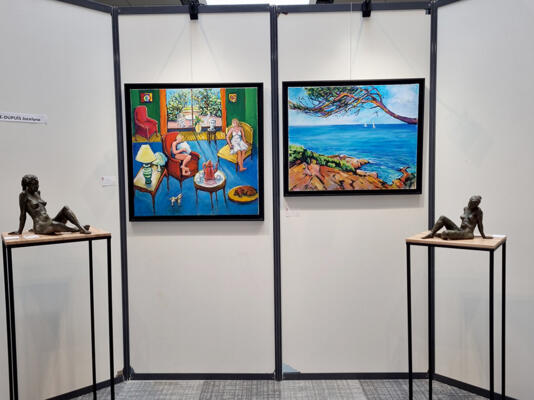 Expositions de sculptures (Bronze et terres cuites), Peintures et dessins 8/8
