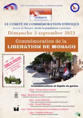 Commémoration de la Libération de Monaco