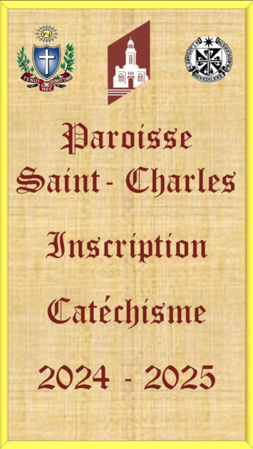 Inscription Catéchisme 1/1