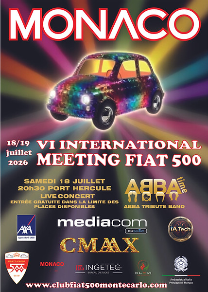 6th Monaco Internatiional Meetin fiat 500 historics 1/1