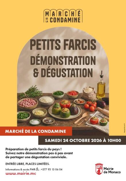 Animation démonstration & dégustation - Petits farcis 1/1