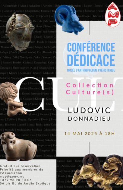 📣 Invitation – Exceptional Conference and Signing at the Museum of Prehistoric Anthropology in Monaco 1/1