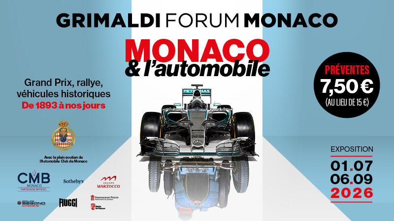 Exposition Monaco et l'automobile, de 1893 à nos jours 1/1