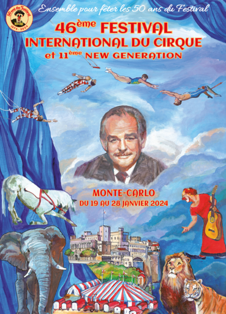 46° Festival Internazionale del Circo di Monte-Carlo 2024 "Omaggio al suo creatore" 1/3