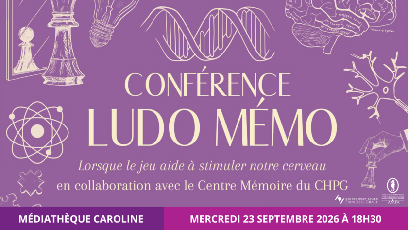 Conférence Ludo Mémo : lorsque le jeu aide à stimuler notre cerveau, en collaboration avec le Centre Mémoire du CHPG 1/1