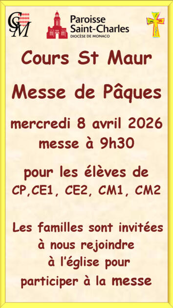 Messe de Pâques du Cours St Maur 1/1