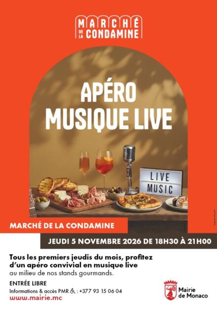 Apéro MUSIQUE LIVE 1/1