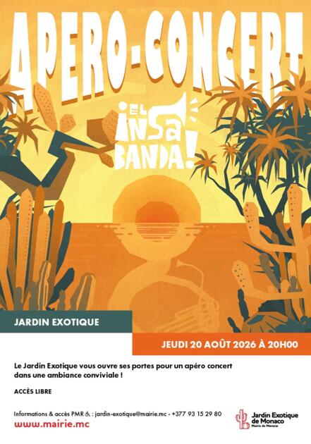 Apéro-concert au Jardin Exotique 1/1