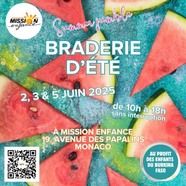 Braderie d'été Mission Enfance 1/2