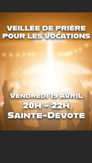 Veillée de prière pour les vocations 1/1