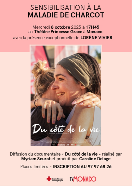 Diffusion "Du côté de la vie" - Sensibilisation à la maladie de Charcot 1/1