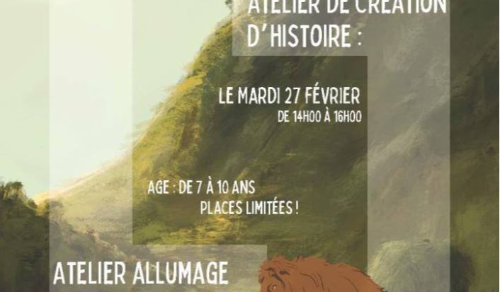 Atelier de création d'histoire : "Atelier allumage du feu"
