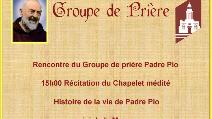 Rencontre mensuelle du Groupe de Prières Padre Pio