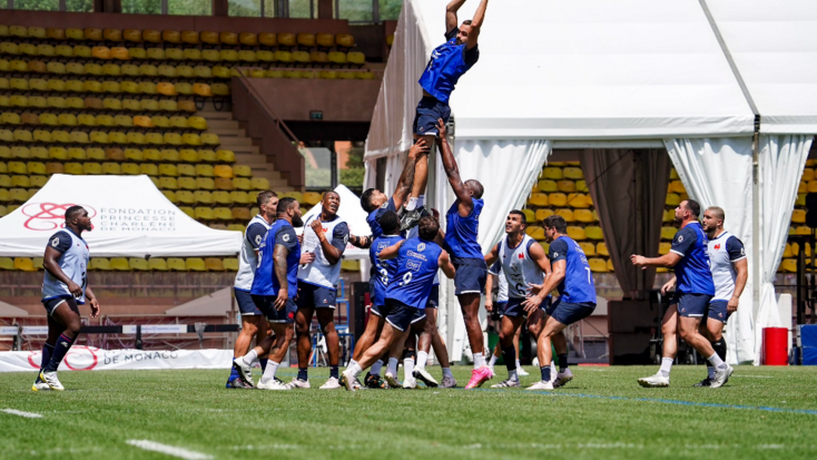 XV de France team training