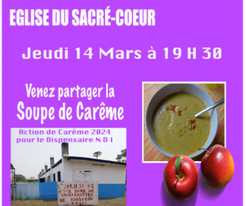 SOUPE DE CARÊME 2024